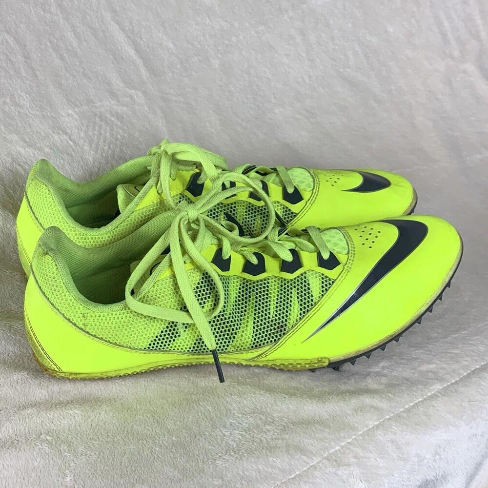 Nike Mens Size 11 Rival S Track Sprint Running Spike Shoes Volt Green 616313-700